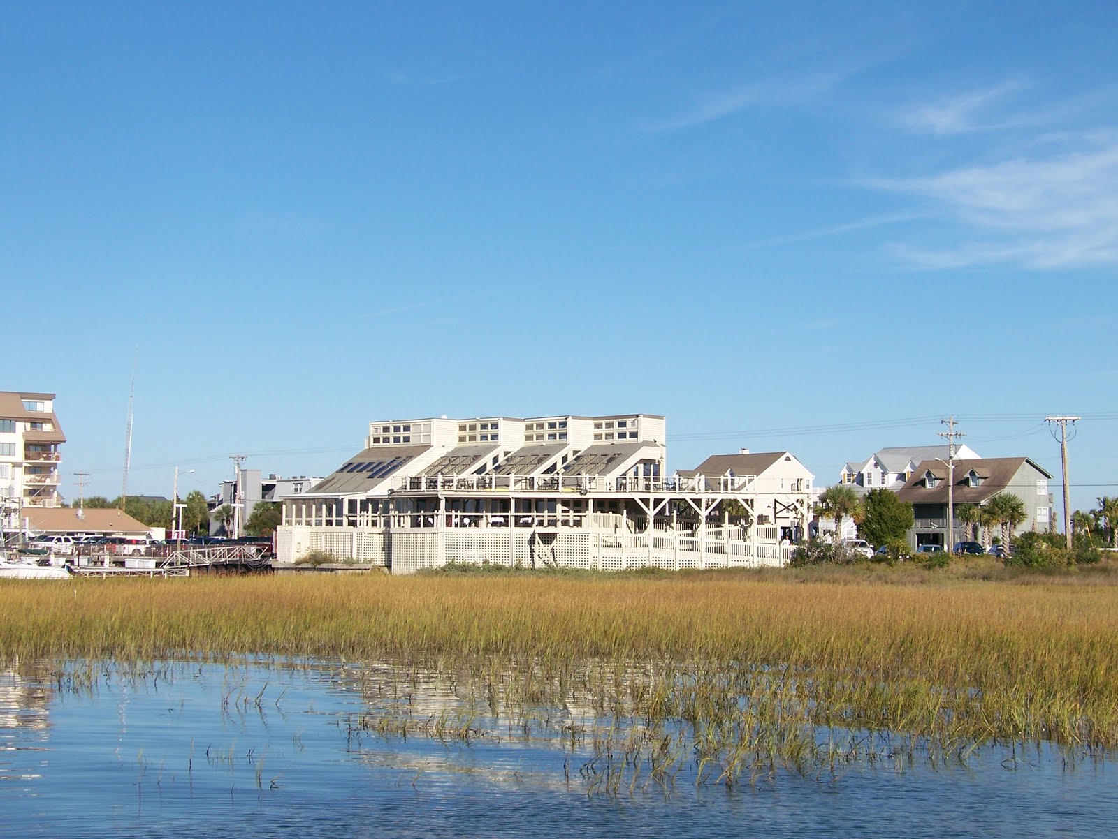 Garden city's gulfstream café boasts fresh seafood and beautiful views of murrells inlet and atlantic ocean. Gulf Stream Café in Garden City Beach